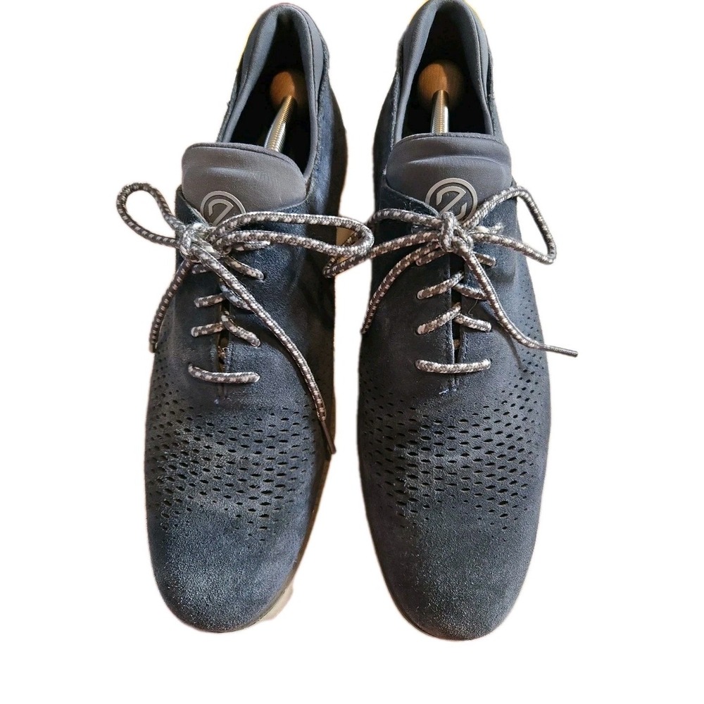 Cole Haan ZEROGRAND Wingtip Oxford Men's Shoes - Dark Grey US 10M
